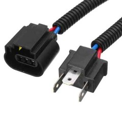 Universal Headlight H4 9003 to H13 9008 Socket Plug Connector Wire Harness