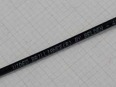 Belden 4855R RG-59 Silvered Copper 4K UHD 12G-SDI Mini-Coax Cable Black /50ft