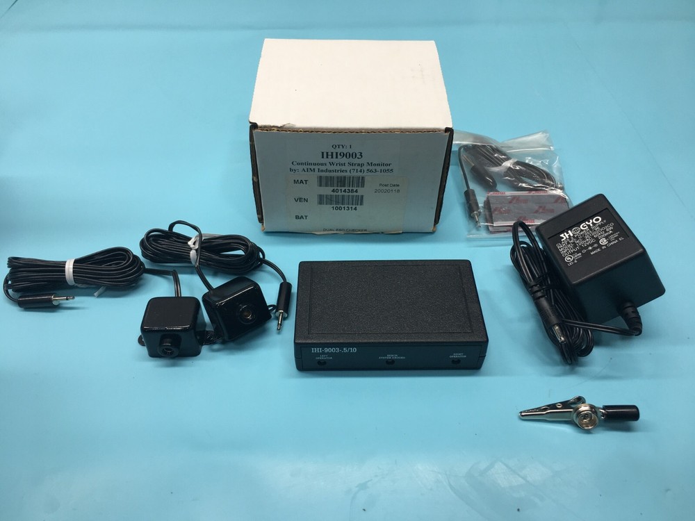AIM INDUSTRIES IHI9003 CONTINUOUS WRIST STRAP MONITOR, IHI-9003-.5/10, 119038