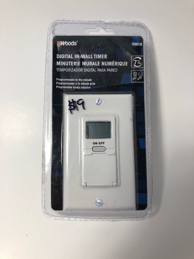 Woods In-Wall Digital Timer BRAND NEW