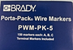 BRADY PWM-PK-5 Wire Markers