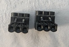 PAIR Weidmuller BLZ 5.08 3-pin Pluggable Terminal Block 250v 2.5mm
