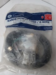 GE WX09X10038 (5FT)’ 4-WIRE 40 AMP RANGE CORD