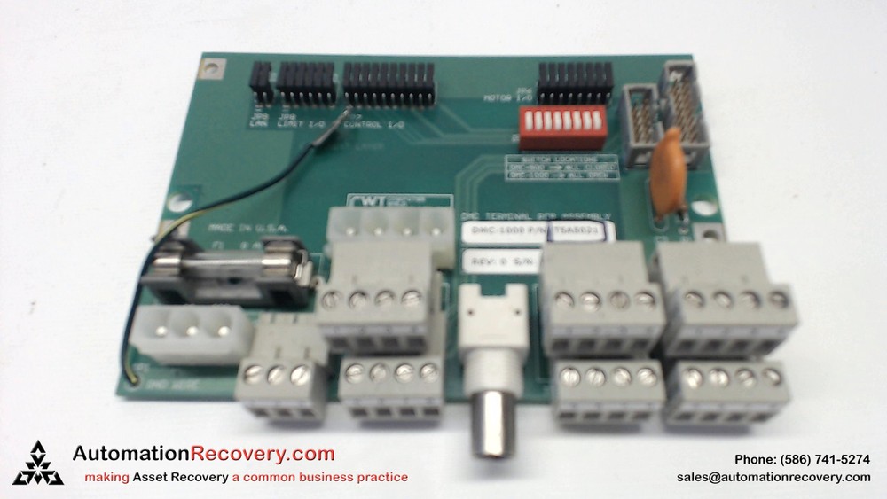 COMPUTER WELD TECH. INC. T5A5021 DMC-1000 TERMINAL PC BOARD ASSEMBLY #126147