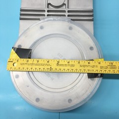 VARIAN VGA160IEP1 VACUUM PNEUMATIC GATE VALVE, ISO160, 160MM A/O, 122235