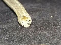 1/8″ (.125″) I.D. Tubular Silver Plated Copper Braid Sold in 10 ft. Increments