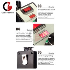 110V/220V Electric Motor Rheostat Variable Speed Controller For Router Fan 4000W