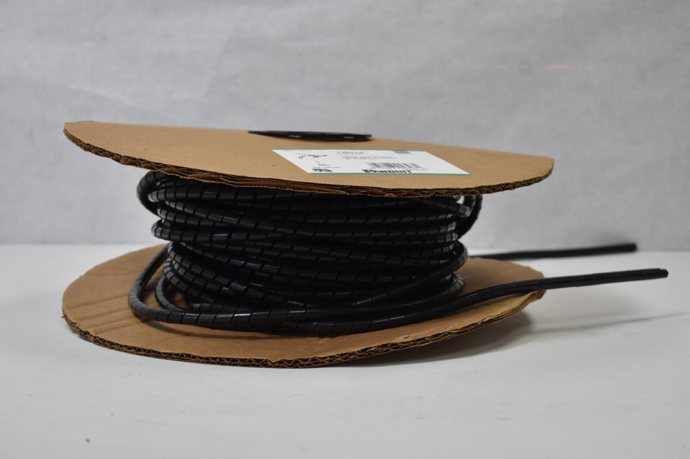 Panduit T38N-C0 Spiral Wrap Weather Resistant Nylon 6.6 .38″ x 100′ Black