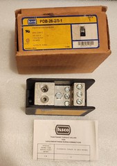 Ilsco PDB-26-2/0-1, 12 to 2/0, 14 to 2 AWG Secondary, Distribution Block, 1pc