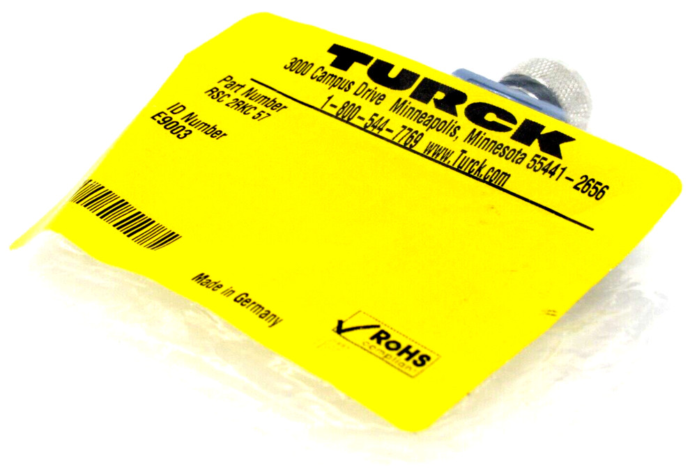 NEW TURCK E9003 CONNECTOR TEE RSC 2RKC 57