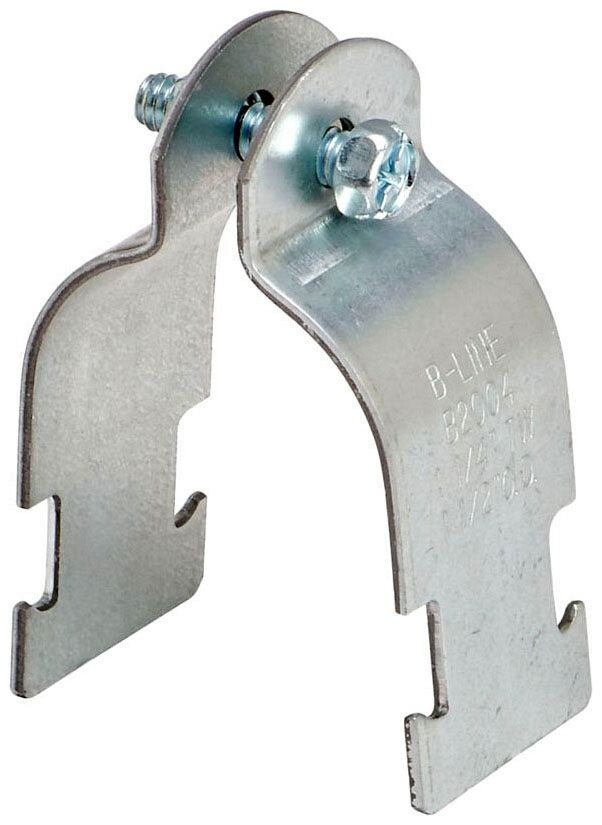 B-Line B2008HDG, 1/2″, Hot Dip Galvanized Steel, Rigid Conduit Strut Clamp, 1 pc