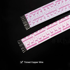 6-12Pin Flexible Flat Ribbon Cable 24/26AWG UL2468 Tinned Copper Connector Wires