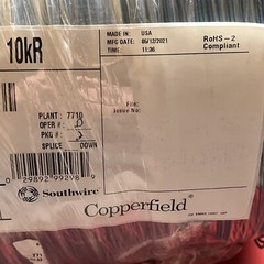 Southwire/Copperfield TXL 20-7 STR CU 10,000 Ft See Pics