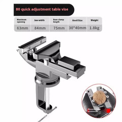 Bench Vise Small Vise Table Fixture Workbench Vise Mini Table Vise Multifunction