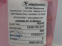 LOT OF 500 TT ELECTRONICS C630-125-271 4500100132 ROHS DIODES T172227