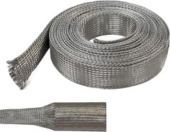 Electriduct 1/4″ Tinned Copper Metal Braid Sleeving Flexible EMI RFI Shielding