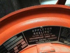 Appleton Reelite Waterproof Cable Reel – Local Pickup Free – Colorado