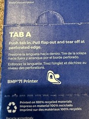 Brady BM71-12-109 ~ (Qty 1000 Roll) ~ 3″ x .75″ ~ Product 114867 ~ B-109 ~ New