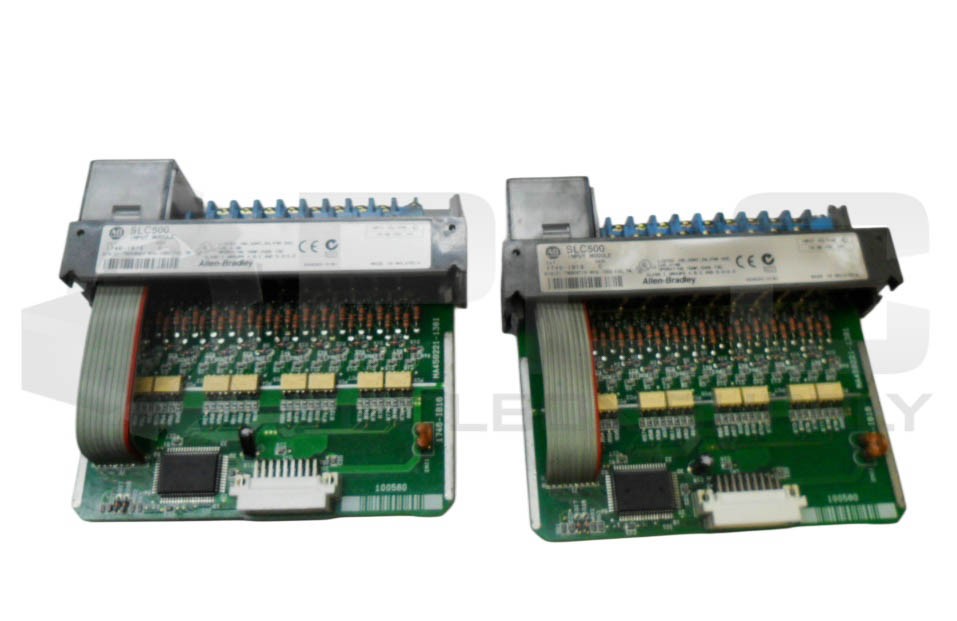 LOT OF 2 ALLEN BRADLEY 1746-IB16 /C INPUT MODULE *READ*