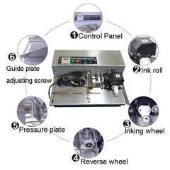 MY-380F Ink Wheel Black Printing Labeling Machine Electric Coding Machine