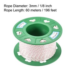 Tear Starter Rope 3mm 1/8″ Dia 60m 196ft Polyester Pull Rope