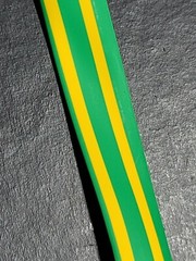 Alpha Wire FIT-260-3/8 Green-Yellow Ground PO 3/8in Heat Shrink Tubing /5ft