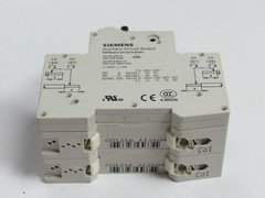SIEMENS CIRCUIT BREAKER 5SY6201-7 5SY62 MCB C1 1 AMP A 1A 400V W/ AUX 5ST3010AS