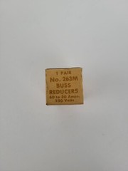 (Lot of 3) BUSS 263M Bussmann Fuse Reducers *NEXT DAY OPTION* NEW