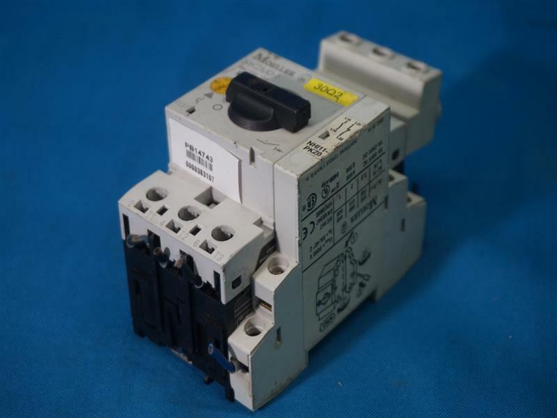 Moeller PKZM0-1 PKZM01 Motor Starter w/ NHI11-PKZ0
