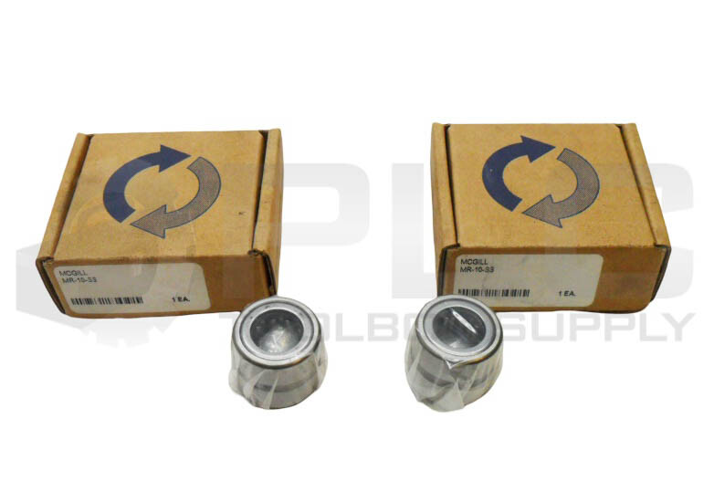 LOT OF 2 NEW MCGILL MR-10-SS NEEDLE ROLLER BEARING 5/8″ BORE *READ*
