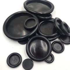 Blanking Closed Grommets Rubber Blind Plugs Single-Sided Protection Coil Black