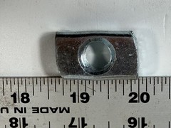 100pk Eaton B-Line N225WOZN Channel Lock Nut 1/2″-13 Steel No Spring Zinc Plated