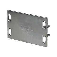 Dottie 411 16-Gauge Steel Safety Plates 1-1/2” x 2-3/4” (100 Pack)