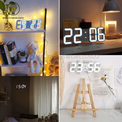 USB Fashion LED Digital Clock Multifunction Electronic Clock Home Decoration