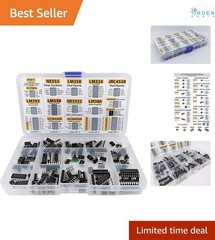 IC Chip Assortment 150pcs Opamp Oscillator PWM NE555 LM358 LM393 Sockets