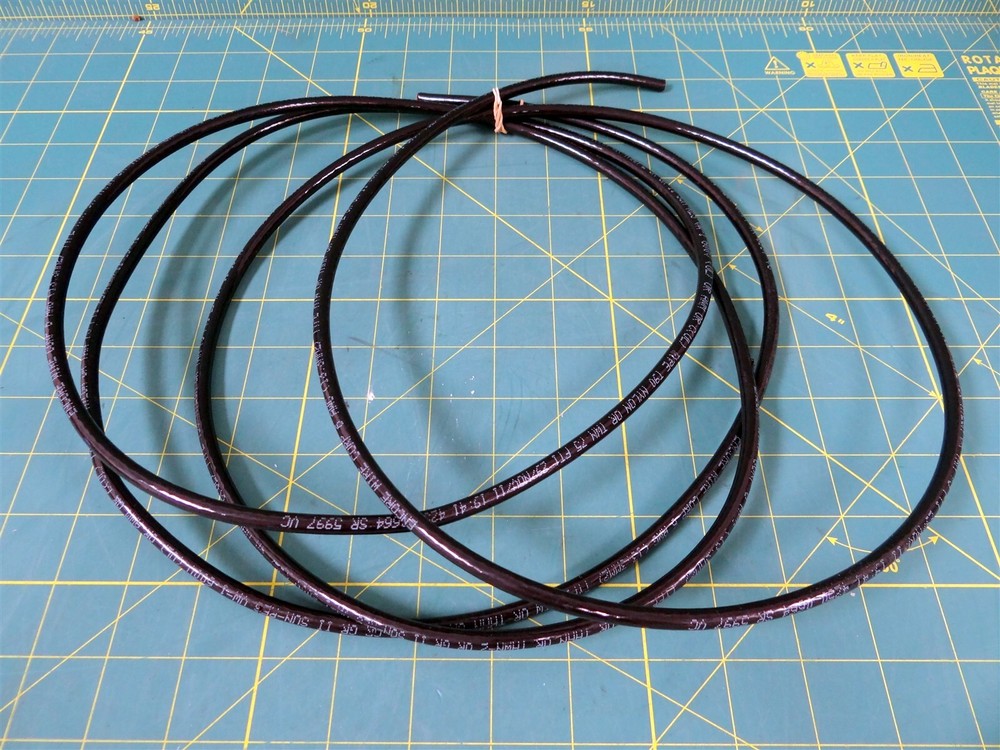 Encore Wire 6g Black Stranded Copper Wire – Approx. 11′