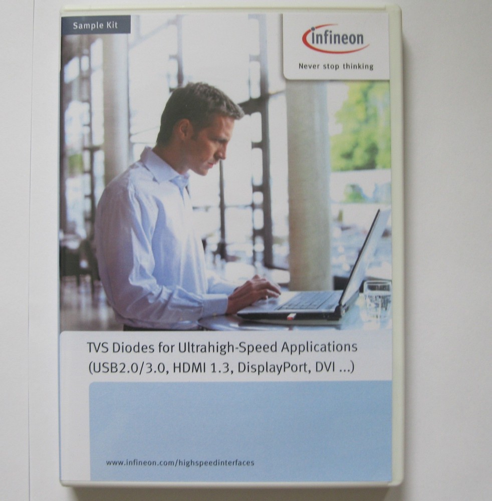 Infineon TVS ESD Diodes for Ultra-high-Speed Applications Sample Kit 176 Parts