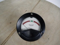 Vintage Weston Model 2531 Analog Panel Meter TEST Gauge FS 50 uA DC Round 3-Hole