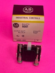 New Allen-Bradley 800T-XD1 Series C Contact Block 1 N.O Shallow, 30mm