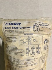 CADDY EASY SNAP GROMMET ESG1 ERICO 125 Plus Count New,Combined 2 Open Bags.