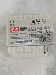 Mean Well DR-30-24 DIN Rail Power Supply 24V 1.5A 30W 100-240VAC Switching SMPS