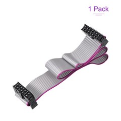 14Pins 30cm IDC Wire Flat Ribbon Cable FC to FC Jumper Wire for Computer LED DVD