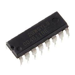 Bridgold 20pcs CD4511BE CD4511 4511 CMOS BCD-to-7-Segment Latch Decoder…