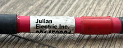 JULIAN ELECTRIC BATTERY CABLE CONNECTOR 3914598C1 12V BUS BAR TO EQ 48″ L