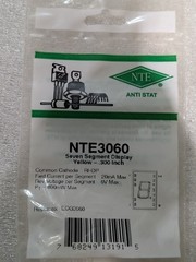 NTE Electronics NTE3060 Single Digit 7-Segment LED Display Common Cathode OEM