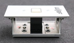 Schäfer/WAF installation module KT28 240VAC 3A 24VDC 1A with aluminium trim 140x72mm