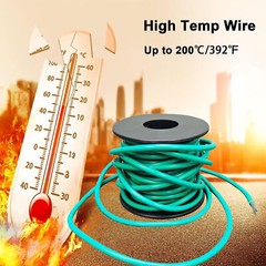 12AWG Tinned Copper Wire (Green), 26.25Ft Flexible 65-Stranded Electrical Wire