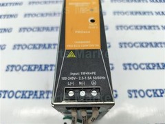 Lot 2pcs. Weidmuller PRO ECO 120W 24V 5A DIN-Rail Power Supply 24V 5A