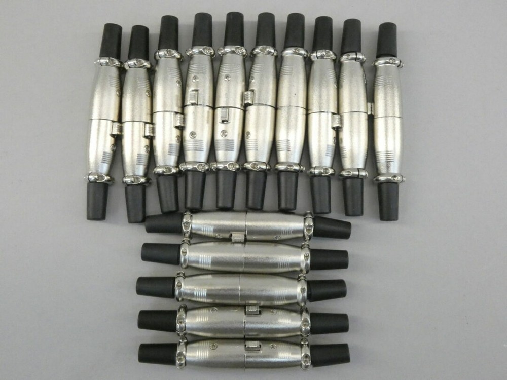 *Lot of 15* XLR 3-Pin Connectors – NEW Surplus!