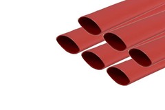 6 Lot TEMCo 9/16″ Marine Heat Shrink Tube 3:1 Adhesive Glue Lined 12″ long RED